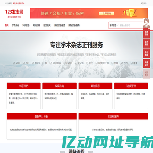 学术期刊投稿咨询平台-123发表网