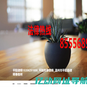 平阳律师15356291688_平阳刑事律师_温州市平阳县律师事务所