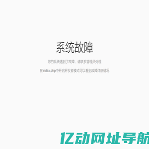 系统故障