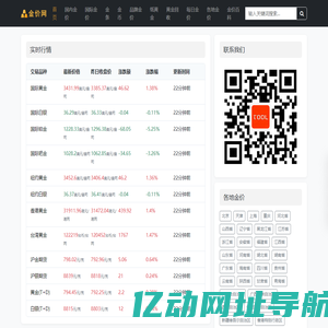 每日金价_国际黄金白银实时价格走势图_今日铂金钯金最新行情报价_梦斯绮