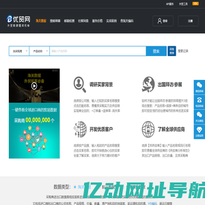 优贸网B2B3.COM-全球贸易数据查询与营销平台,全球海关进出口数据