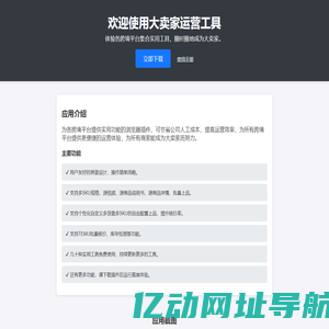 大卖家跨境运营工具