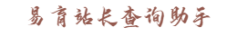 易育站长查询助手